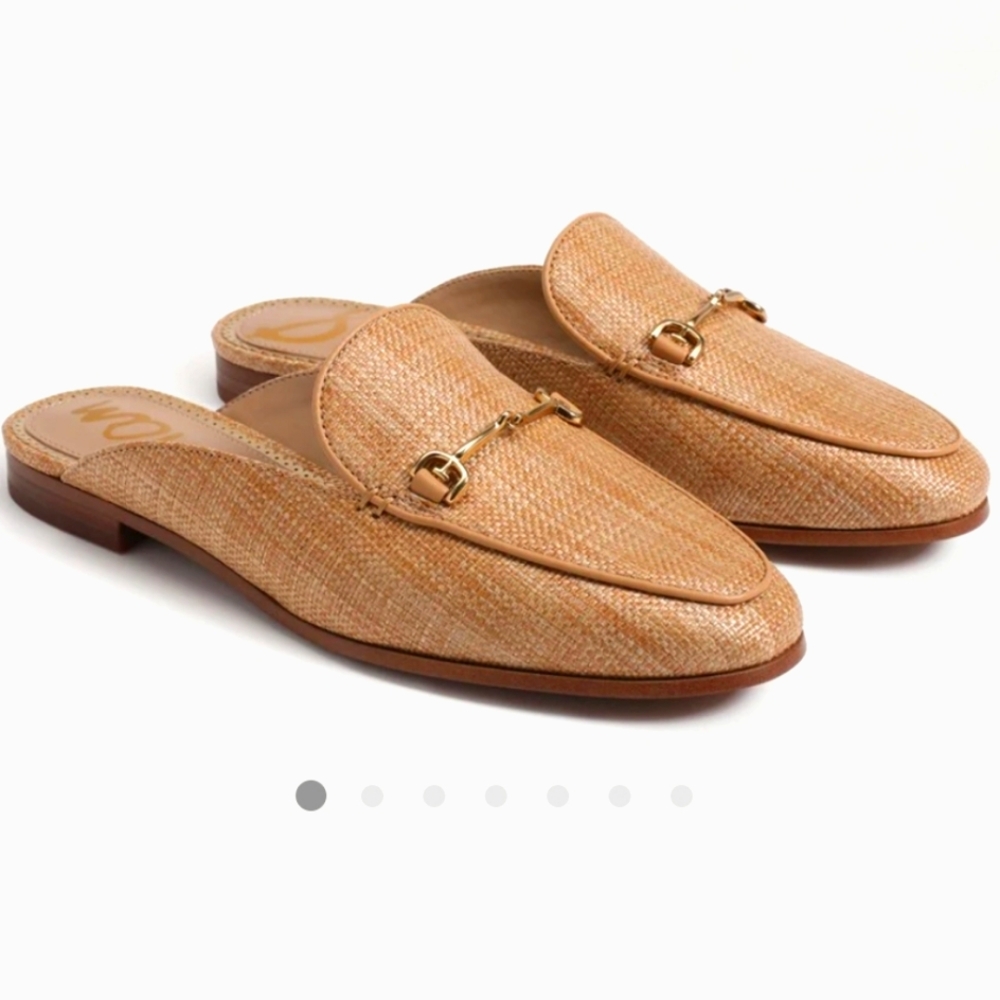 Sam Edelman Raffia Mules SIze 9